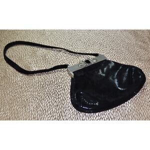 Moulin Rouge Metal Closure Black Gem Handbag James Culver